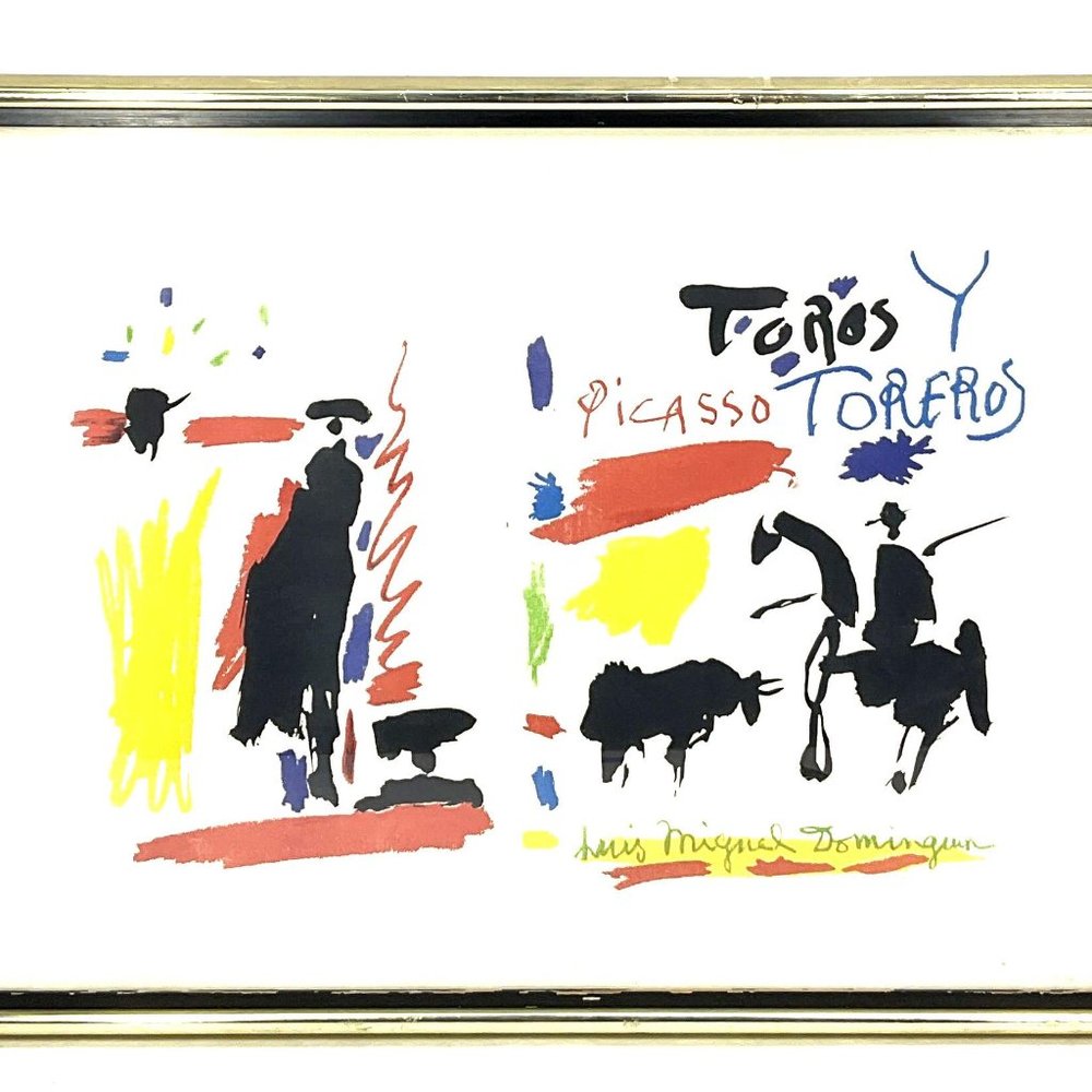 Pablo Picasso Toros Y Toreros Luis Miguel Domingiun Lithograph